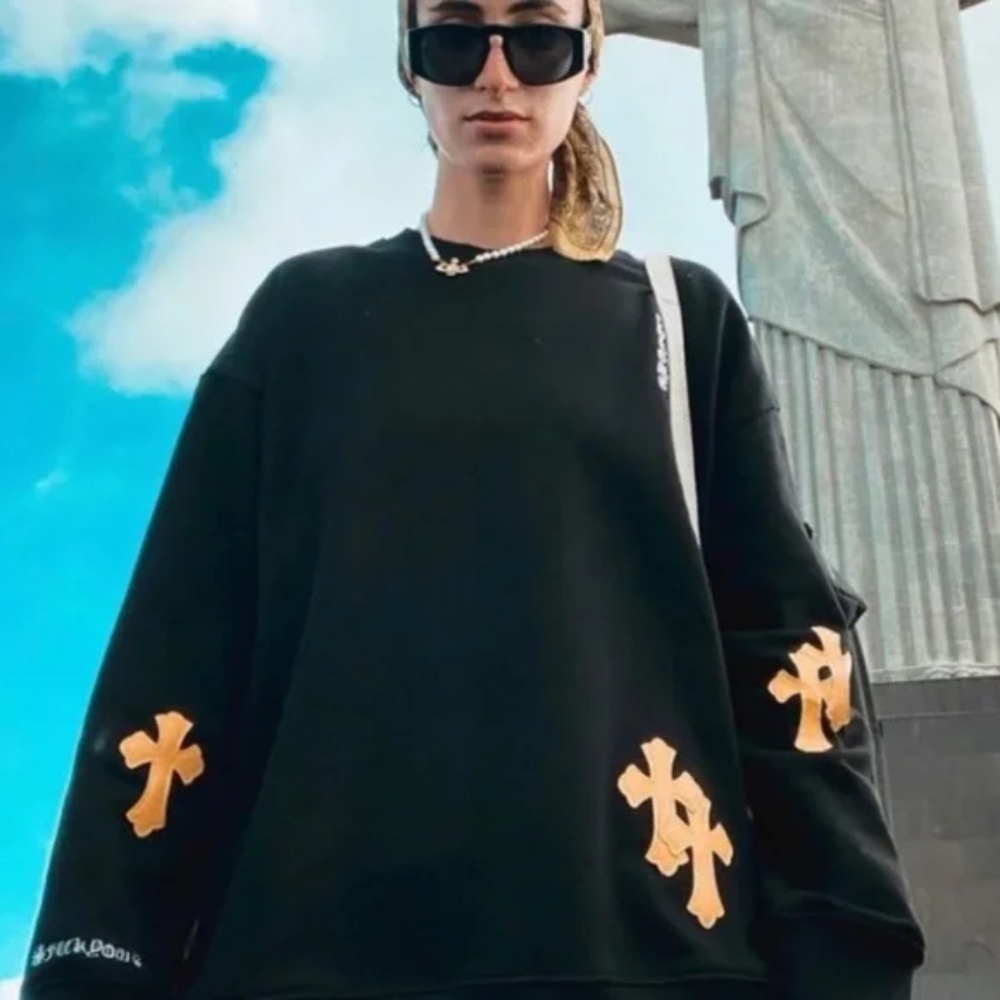 chrome hearts f*ck you sweater